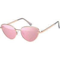 BEZLIT Eyewear Retrosonnenbrille BEZLIT Eyewear (1-St) rosa rote brille mit schwarzen gläsern von BEZLIT Eyewear