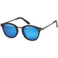 BEZLIT Eyewear Retrosonnenbrille Desginer Sonnenbrille Metallrahmen (1-St) mit schwarzen Linsen von BEZLIT Eyewear