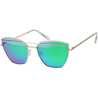 BEZLIT Eyewear Sonnenbrille Schmetterlingsform Designer Damen Sonnenbrille (1-St) mit verspiegelten, schwarz, blau und grünen Linsen von BEZLIT Eyewear