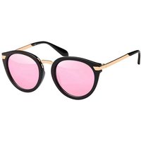 BEZLIT Eyewear Wayfarer BEZLIT Eyewear (1-St) mit gelb-rosa, rosa-verspiegelt, schwarz-violett von BEZLIT Eyewear