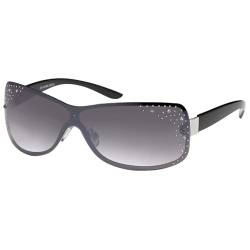 BEZLIT Damen Sonnenbrille A0553 Schwarz Strasssteine von BEZLIT