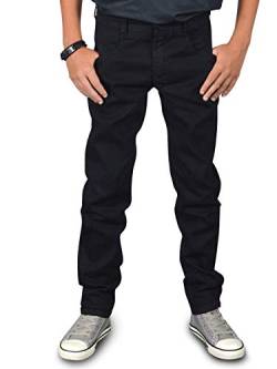 BEZLIT Jungen Jeans Hose Straight Fit Stretch 22872 (98, Schwarz) von BEZLIT