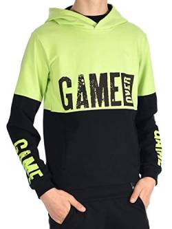 BEZLIT Jungen Kinder Hoodie Game Over 30043 Hellgrün 122 von BEZLIT