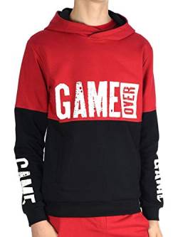 BEZLIT Jungen Kinder Hoodie Game Over 30043 Rot 110 von BEZLIT