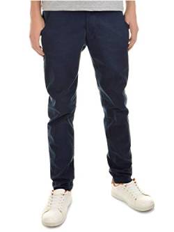 BEZLIT Kinder-Hose Jungen-Hose Chino-Hose Röhre-Hose Straight Fit Stretch RX 22871 Blau 140 von BEZLIT