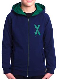 BEZLIT Kinder Jungen Hoodie Kapuzen Pullover Sweatshirt Sweater Sweatjacke Pulli 30237 Navy 116 von BEZLIT