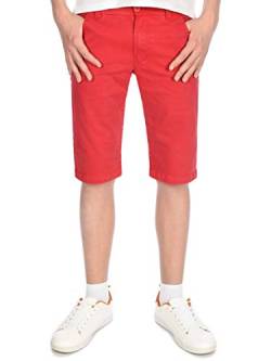 BEZLIT Kinder Kurze-Hose Jungen Chino-Shorts Capri-Shorts Bund Verstellbar Kinder-Shorts 30057 Rot 128 von BEZLIT