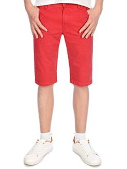 BEZLIT Kinder Kurze-Hose Jungen Chino-Shorts Capri-Shorts Bund Verstellbar Kinder-Shorts 30057 Rot 146 von BEZLIT