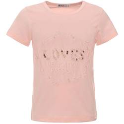 BEZLIT Mädchen Kinder Glitzer T-Shirt Oberteil Kunst-Perlen 22539 Rosa 140 von BEZLIT