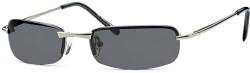 BEZLIT Rechteckbrille Herren Sonnenbrille Streetfighter Fliegerbrille Sportlich B414 Silber/Schwarz von BEZLIT