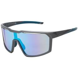 BEZLIT Sport Biker Sonnen Brillen Herren Damen Verspiegelt 30582 Blau/Lila/Grau-Schwarz/Blau von BEZLIT