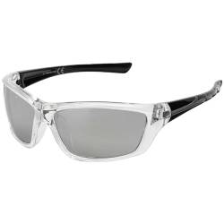 BEZLIT Unisex Sonnenbrillen Bikerbrille Sonnenbrille Herren Flieger verspiegelt Schwarz-Silber von BEZLIT
