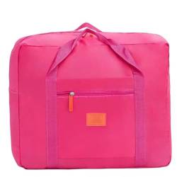 Handgepäck Tasche Flugzeug Reisetasche Klein Faltbare Koffer Sporttasche Krankenhaustasche Weekendertasche (Pink) von BEZLIT