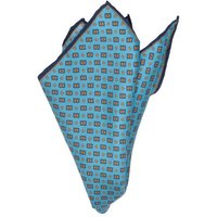 BGENTS Einstecktuch Handrolliertes Einstecktuch aus Seiden-Twill mit geometrischem Muster, handrolliert von BGENTS