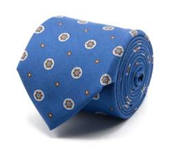 Krawatte aus Shantung Seide mit Blüstenmuster von BGENTS