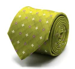 Seiden-Jaquard-Krawatte mit Blüten-Muster von BGENTS