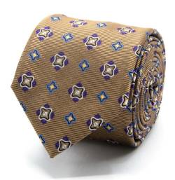 Seiden-Jaquard Krawatte mit geometrischem Muster von BGENTS