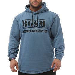 BGSM Extreme Sportswear Sweater Sweatshirt Sweatjacke Jacke Hoodie Fitness Gym Bodybuilding Hoody Herren 4728 von BGSM