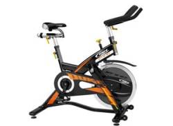 Speedbike BH FITNESS "Indoorbike Duke Magnetic H926" Fahrradtrainer orange (schwarz, orange, weiß, silberfarben) Racer-Bikes von BH FITNESS