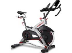 Speedbike BH FITNESS "Indoorbike Rex Electronic H921E" Fahrradtrainer bunt (silberfarben, schwarz, rot) Racer-Bikes von BH FITNESS