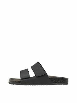 BIANCO Herren BIACEDAR Sandal Velcro Slipper, Black 2, 41 EU von BIANCO