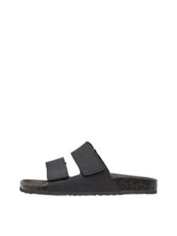 BIANCO Herren BIACEDAR Sandal Velcro Slipper, Black 2, 44 EU von BIANCO