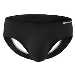 BIATWOWR Mens Unterwäsche Herren String Tanga Underwear Sexy Bulge Enhancing Pouch G String Low Rise Breathable XL von BIATWOWR