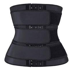 BIBOKAOKE Corsette Damen Unterbrust Korsett Sport DREI-Gürtel-Brustkorsett Gebundener Taillenmieder Waist Corset Corsage für Sport Fitness Training Waist Cincher Gewichtsverlust von BIBOKAOKE