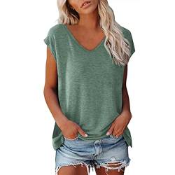 BIBOKAOKE Tank Top Damen Sport Locker Oberteile Ärmellose Weste Top Sommer Basic Tanktop Sonnenblumendruck Tshirt Rundhals Casual Sweatshirt Frauen Mädchen Crew Tees Top Beiläufige Shirts von BIBOKAOKE