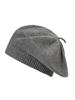 BICKLEY + MITCHELL Damen Bickley+mitchell Cashmere Merino Blend Women's Beret 2174-01-9-102 Beanie Hat, GREY MELEE, Einheitsgröße EU von Bickley & Mitchell