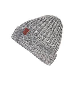 BICKLEY + MITCHELL Herren Bickley+mitchell Mens Basic Casual Knit 1003-01-10-122 Beanie Hat, Grau, Einheitsgröße EU von BICKLEY + MITCHELL