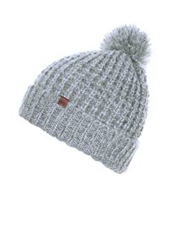 BICKLEY + MITCHELL Women's Super Chunky Knit Pom Womens 2016-01-10-122 Beanie Hat, Grey Twist, One Size von Bickley & Mitchell