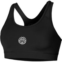 BIDI BADU Crew Medium Support Sport-BH Damen in schwarz, Größe: L von BIDI BADU