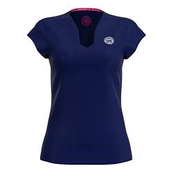 BIDI BADU Damen Crew V-Neck Tee - Dark Blue, Größe:XL von BIDI BADU