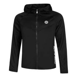 BIDI BADU Herren Crew Hood Jacket - black, Größe:S von BIDI BADU