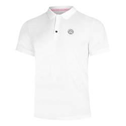 BIDI BADU Herren Crew Polo - White, Größe:L von BIDI BADU