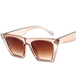 BIEDONGDA Groß Sonnenbrille Damen Flat Top Brille Frauen Retro Square Sonnenbrillen Outdoor Gläser Polarisiert Sonnen Brillen UV400 Schutz mit Großer Rahmen von BIEDONGDA