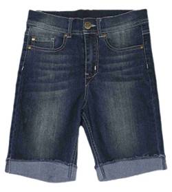 BIENZOE Mädchen Jean Denim Short Dunkler Denim Größe 18 von BIENZOE