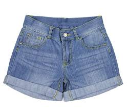 BIENZOE Mädchen Jean Short Denim, 12-13 Jahre von BIENZOE