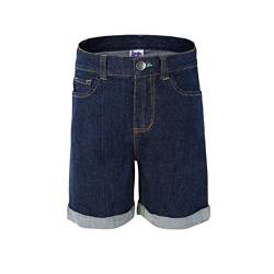 BIENZOE Mädchen Weiche Hohe Taille Dehnbar Jeans Shorts Marine größe 10 von BIENZOE