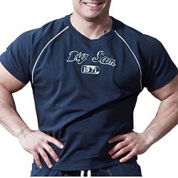 BIG SM EXTREME SPORTSWEAR Herren Ragtop Rag Top Sweater T-Shirt Bodybuilding 3116 blau 3XL von BIG SM EXTREME SPORTSWEAR