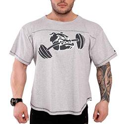 BIG SM EXTREME SPORTSWEAR Herren Ragtop Rag Top Sweater T-Shirt Bodybuilding 3205 XXL von BIG SM EXTREME SPORTSWEAR