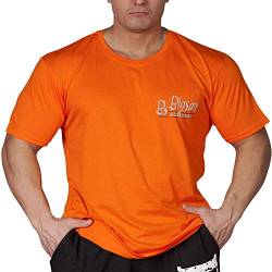 BIG SM EXTREME SPORTSWEAR Herren Shirt T-Shirt Fitness Bodybuilding Gym 2579 orange 3XL von BIG SM EXTREME SPORTSWEAR