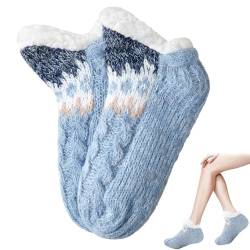 Slipper-Socken für Damen,Universelle flauschige Lammwollsocken in Einzelgröße - Wintersocken für Lounge, Arbeitszimmer, Wohnzimmer, Schlafzimmer, Spielzimmer, Esszimmer Bigud von BIGUD