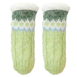 Warme Fuzzy-Socken - Modische flauschige Bodensocken mit Greifern | Damenbekleidung für Spielzimmer, Esszimmer, Wohnzimmer, Schlafzimmer, Arbeitszimmer Bigud von BIGUD