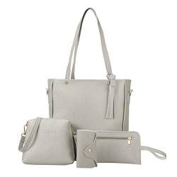 BIISDOST Brieftasche Herren Klein Münzfach Brieftasche Damen Für Impfpass Tasche Botschafter Mode Geldbörse Tasche vierteilige Tasche 2019 Schultertasche Geldbörsen Für Männer Mit (Grey, One Size) von BIISDOST