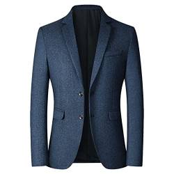 Blazer Herren Sakkos-Anzugjacken Sommersakko Atmungsaktiv Anzugjacke Business-Anzugjacken Herrenmantel Sommer AnzüGe & Sakkos Sportlich Sakko Freizeitanzug üBergangsjacke Blazerjacke Herrenjacke von BIISDOST