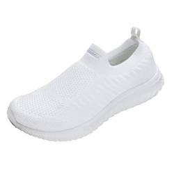 Herren Laufschuhe mit Weicher Sohle, Sommer Turnschuhe, Running Walking Shoes, Slip-On Freizeitschuhe, Anti-Slip Sneakers, Bequeme Schuhe, Atmungsaktiv Outdoorschuhe, Simply Arbeitsschuhe von BIISDOST