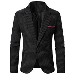 Herren Sakko Blazer Slim Fit Männer Sakko Anzug Regular Fit Modern Basic Sportlich Reverskragen Anzugjacke Anzüge Freizeit Jackett Sportsakko Hochzeitsanzug Winterjacken für Business Hochzeit von BIISDOST