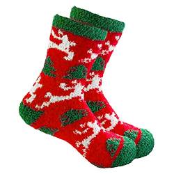 BIKETAFUWY Socken Ohne Gummi Herren Bedruckte Socken Warmes Zuhause Süße bequeme Socken Damensocken Weihnachtssocken Der Socken Herren 46-50 von BIKETAFUWY